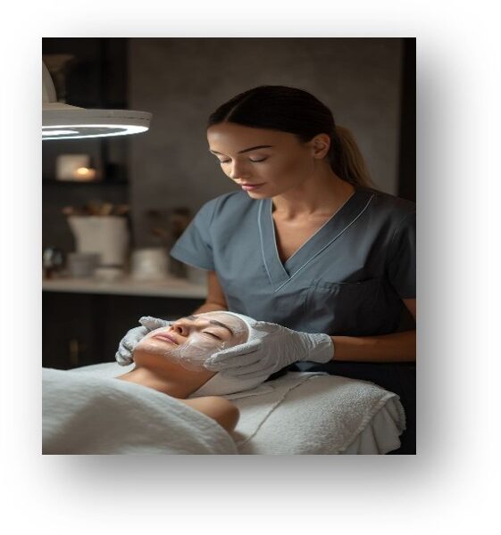 Doctor undergoing hands-on training in clinical cosmetology including injectables, laser treatments, and skin rejuvenation procedures